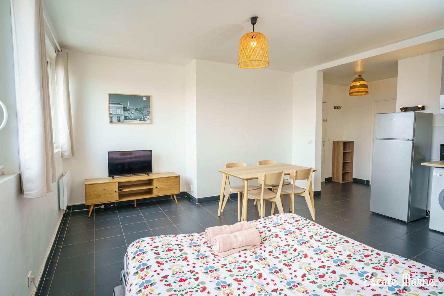 Escale-Marne Fr - 101 - Free Parking - Free Luggage Storage - All Equipped - Linen Included - Washing Machine - Luxury Eve Sleep Mattress 160X200 - 10Mn Walk Metro 8 - Rer A - Panoramic View - From 1 To 4 Guests Maisons-Alfort Bagian luar foto