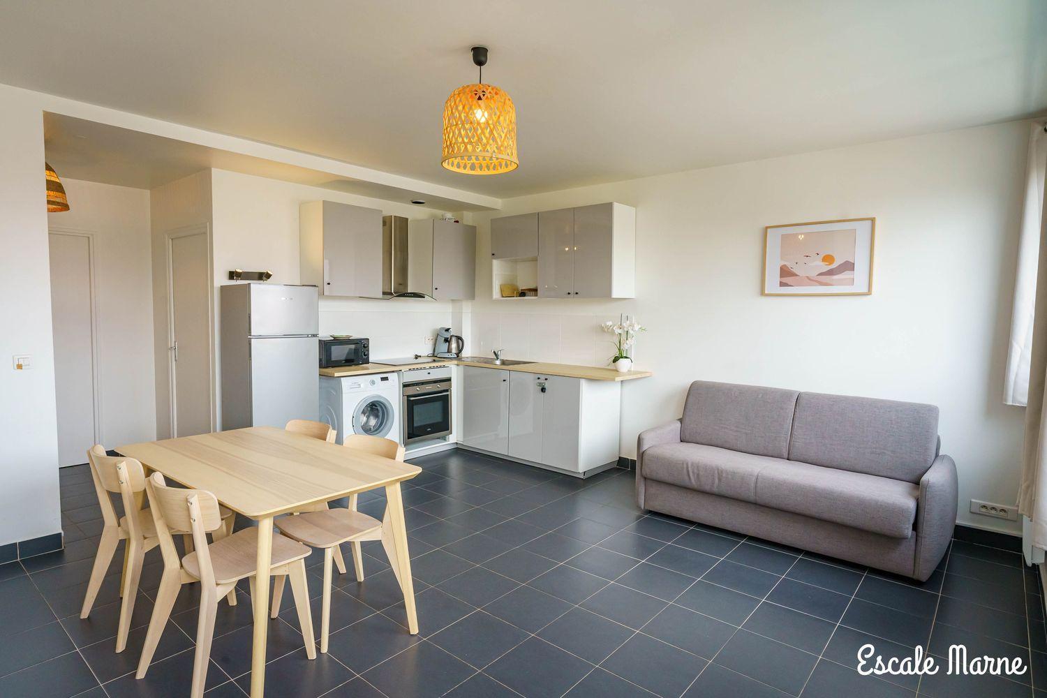 Escale-Marne Fr - 101 - Free Parking - Free Luggage Storage - All Equipped - Linen Included - Washing Machine - Luxury Eve Sleep Mattress 160X200 - 10Mn Walk Metro 8 - Rer A - Panoramic View - From 1 To 4 Guests Maisons-Alfort Bagian luar foto